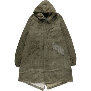 古着 米軍実品 U.S.ARMY PARKA NIGHT CAMOUFLAGE DESERT 迷彩柄 ナイトデザートカモ モッズコート メンズM /eaa416119(モッズコート)