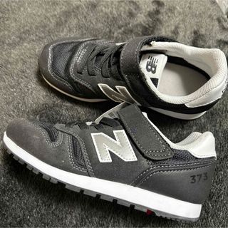 ニューバランス(New Balance)のニューバランス373☆キッズスニーカー★19センチ黒(スニーカー)