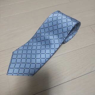 洋服の青山 クラブラメール ブルー チェック シルク 入学式 入社式 ネクタイ