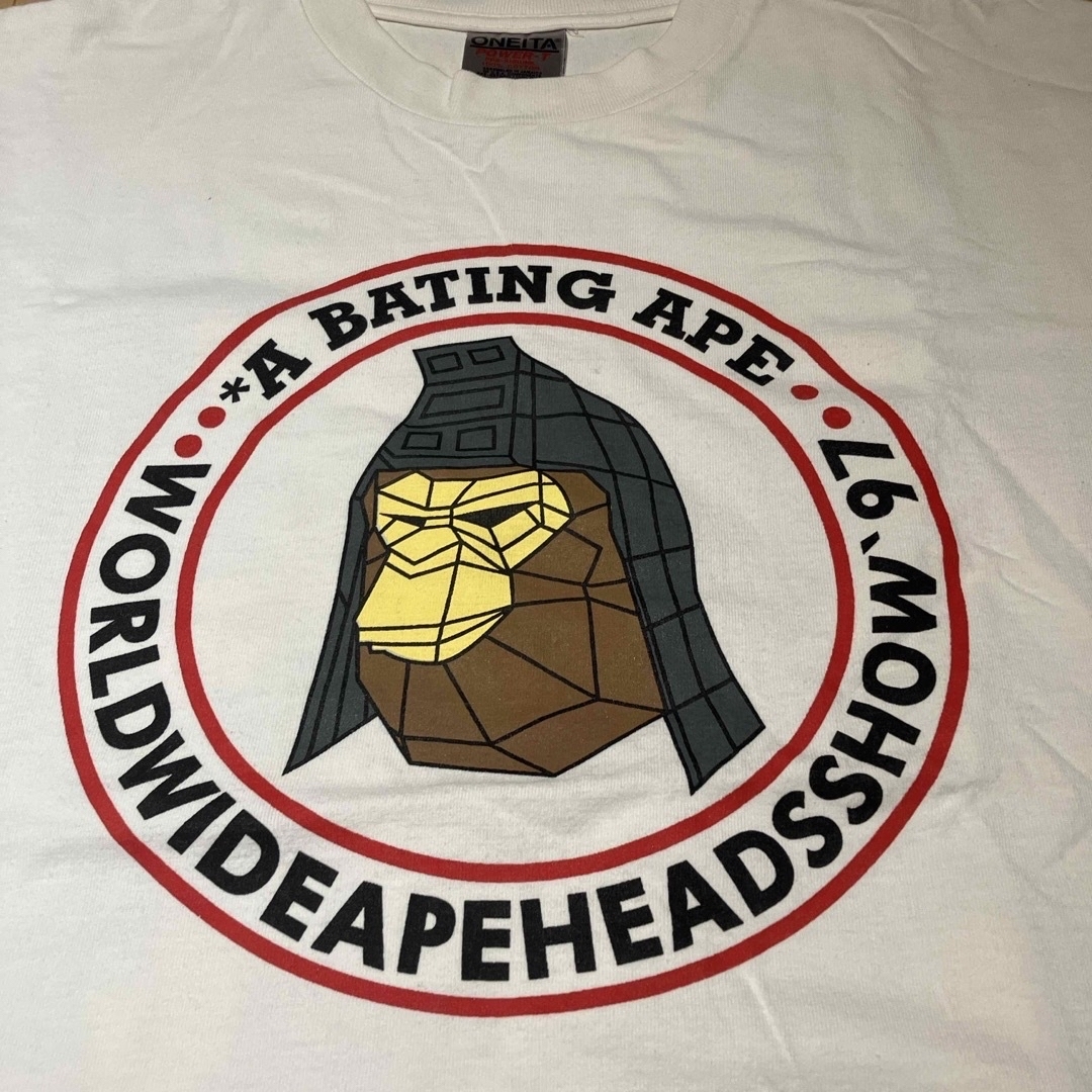 A BATHING APE - 美品初期97年 APE tシャツ ONEITA NOWHERE 90s A BATHING APE - 美品初期97年 APE tシャツ ONEITA NOWHERE 90s