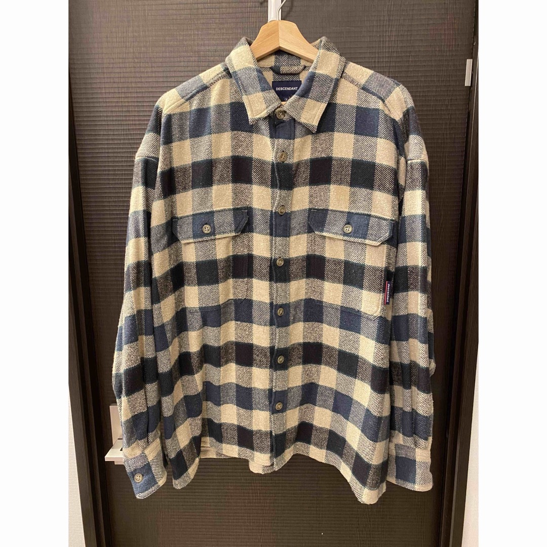 DESCENDANT(ディセンダント)のDESCENDANT / VANING CHECK LS SHIRT メンズのトップス(シャツ)の商品写真