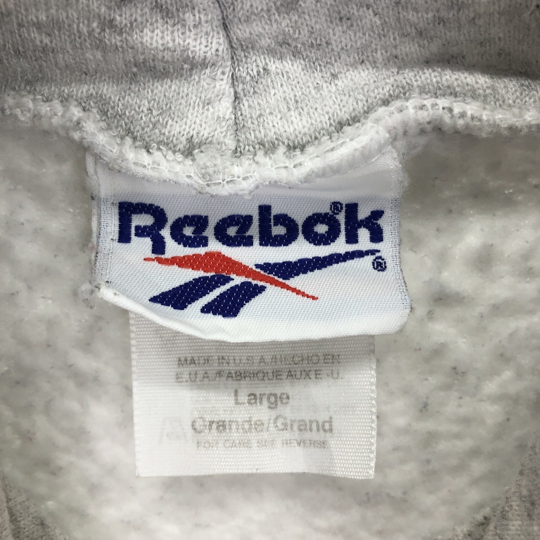 Reebok(リーボック)の古着 90年代 リーボック Reebok スウェットプルオーバーパーカー USA製 メンズL ヴィンテージ /eaa416552 メンズのトップス(スウェット)の商品写真