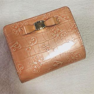 アナスイ(ANNA SUI)のアナスイ　二つ折り　レディース　リボン　キラキラ(財布)