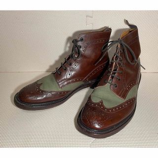 トリッカーズ(Trickers)のトリッカーズ Tricker’s キャンバスディテール レースアップブーツ 28(ブーツ)