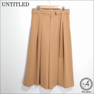 アンタイトル(UNTITLED)のUNTITLED アンタイトル  レディース パンツ ガウチョ 日本製 L(カジュアルパンツ)