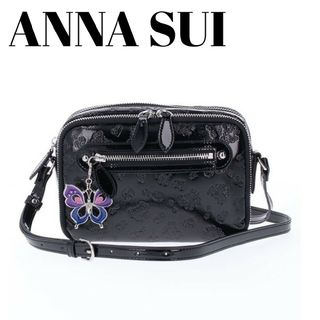 【ANNASUI】アナスイ　ショルダーバッグ　クラッチ　ポーチ　黒