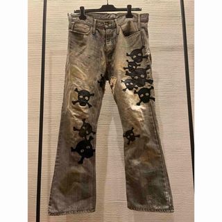 ルグランブルー(LGB)の00s L.G.B. CRAZY WOLF SKULL DENIM PANTS(デニム/ジーンズ)