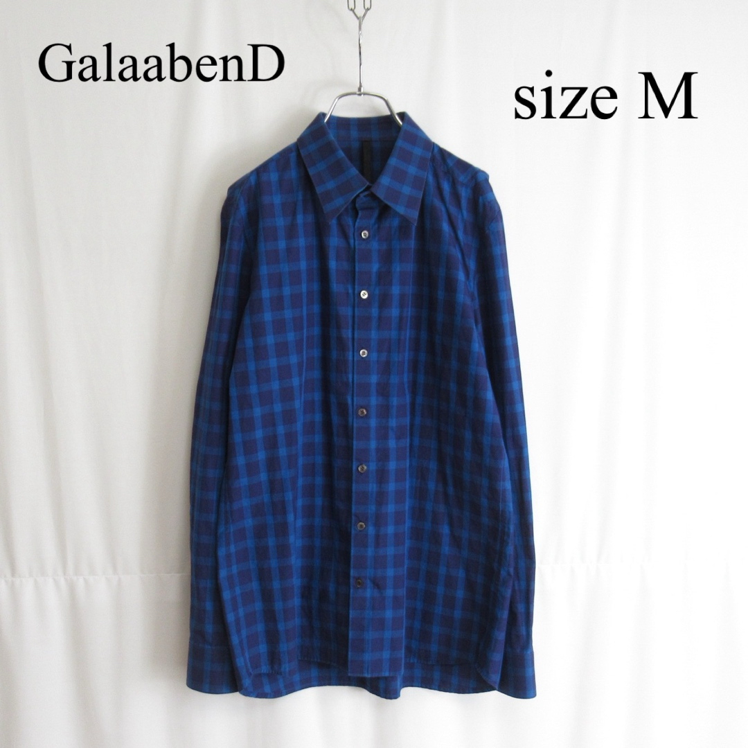 GalaabenD(ガラアーベント)のGalaabenD コットン ブロック チェック シャツ トップス M モード メンズのトップス(シャツ)の商品写真