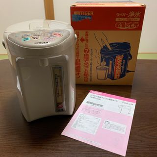 タイムセール‼️タイガー浄水マイコン電動ポット【最終値下げ500円引】(電気ポット)