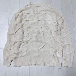 アメリヴィンテージ(Ameri VINTAGE)のAMERI VINTAGE MEDI TUCK DAMAGE KNIT TOP(ニット/セーター)