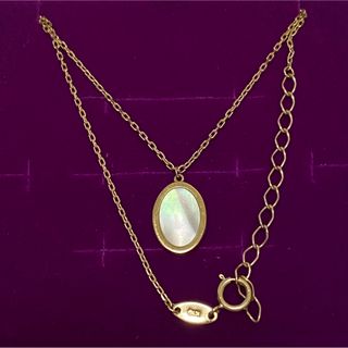 ジュエリーツツミ(JEWELRY TSUTSUMI)のジュエリーツツミ　K10YGシェルネックレス(ネックレス)