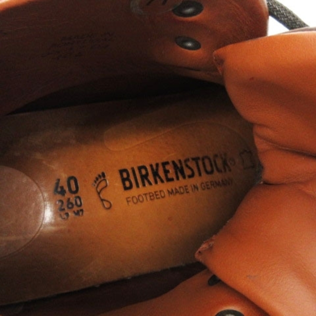 BIRKENSTOCK(ビルケンシュトック)のビルケンシュトック ハンコック マウンテンブーツ トレッキング レザー 茶 40 メンズの靴/シューズ(ブーツ)の商品写真