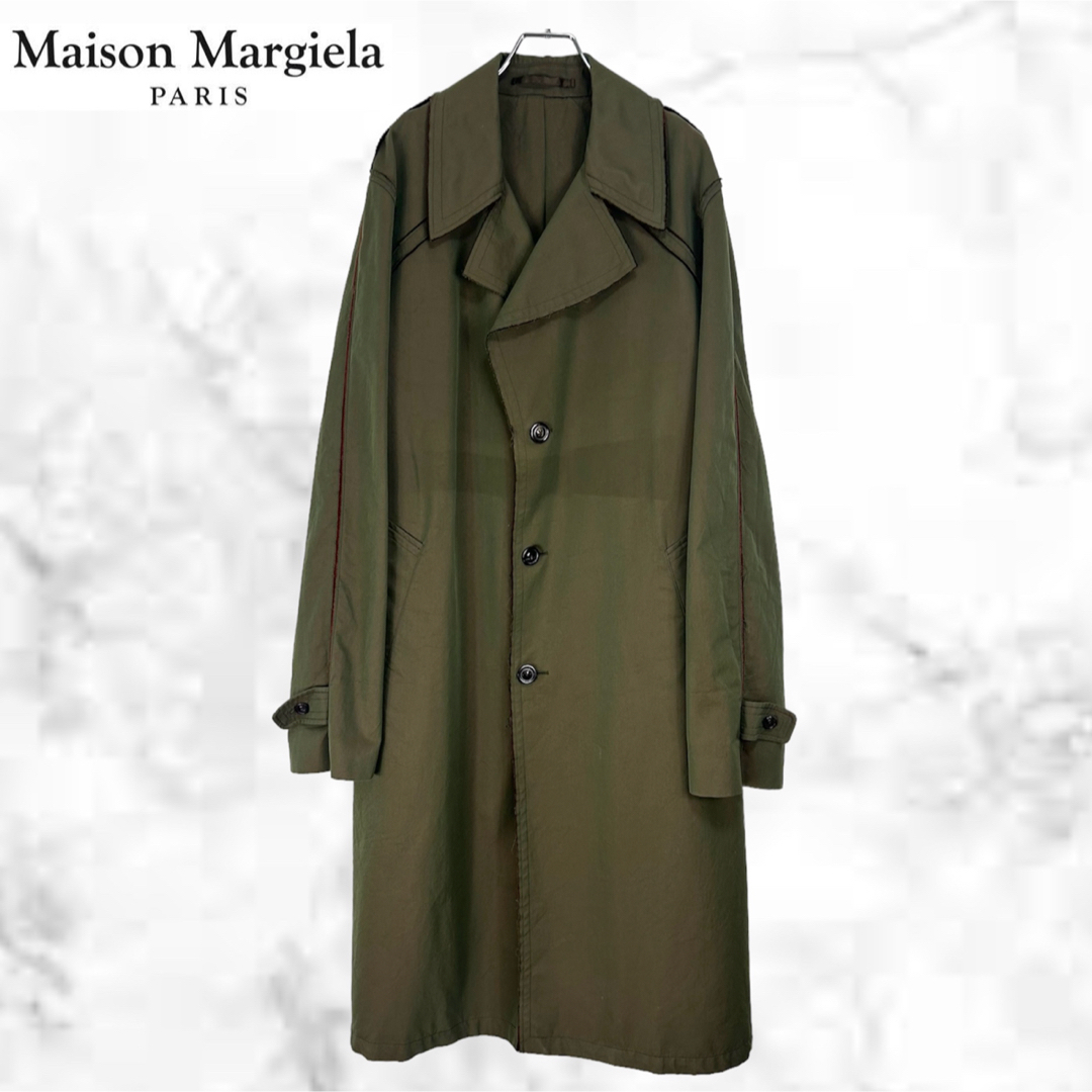 Maison Martin Margiela(マルタンマルジェラ)のMaison Margiela 19SS カットオフベルテッドロングコート メンズのジャケット/アウター(トレンチコート)の商品写真