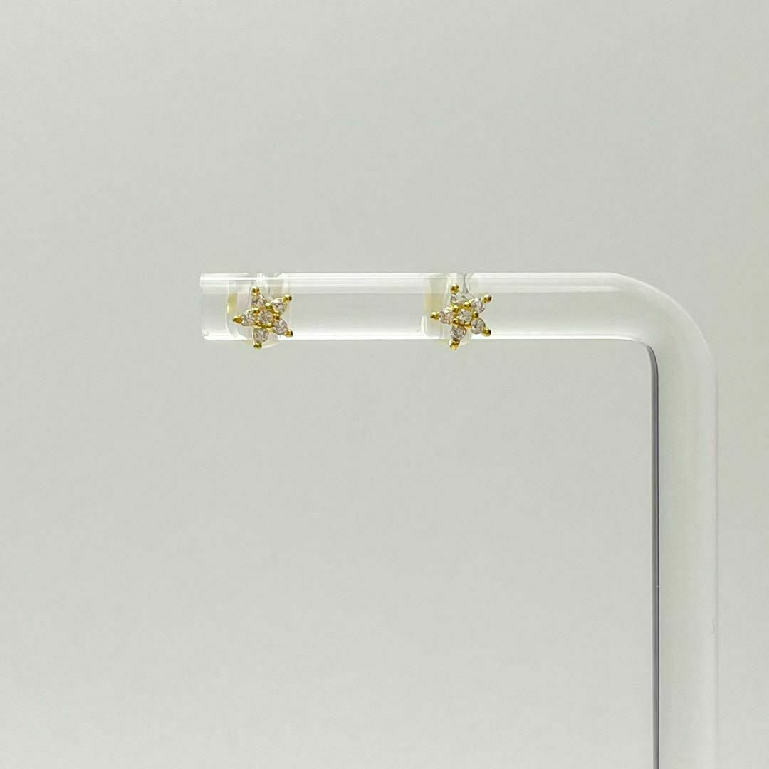 ピアス レディース 小さい ゴールド スター 星 s925 可愛い レディースのアクセサリー(ピアス)の商品写真