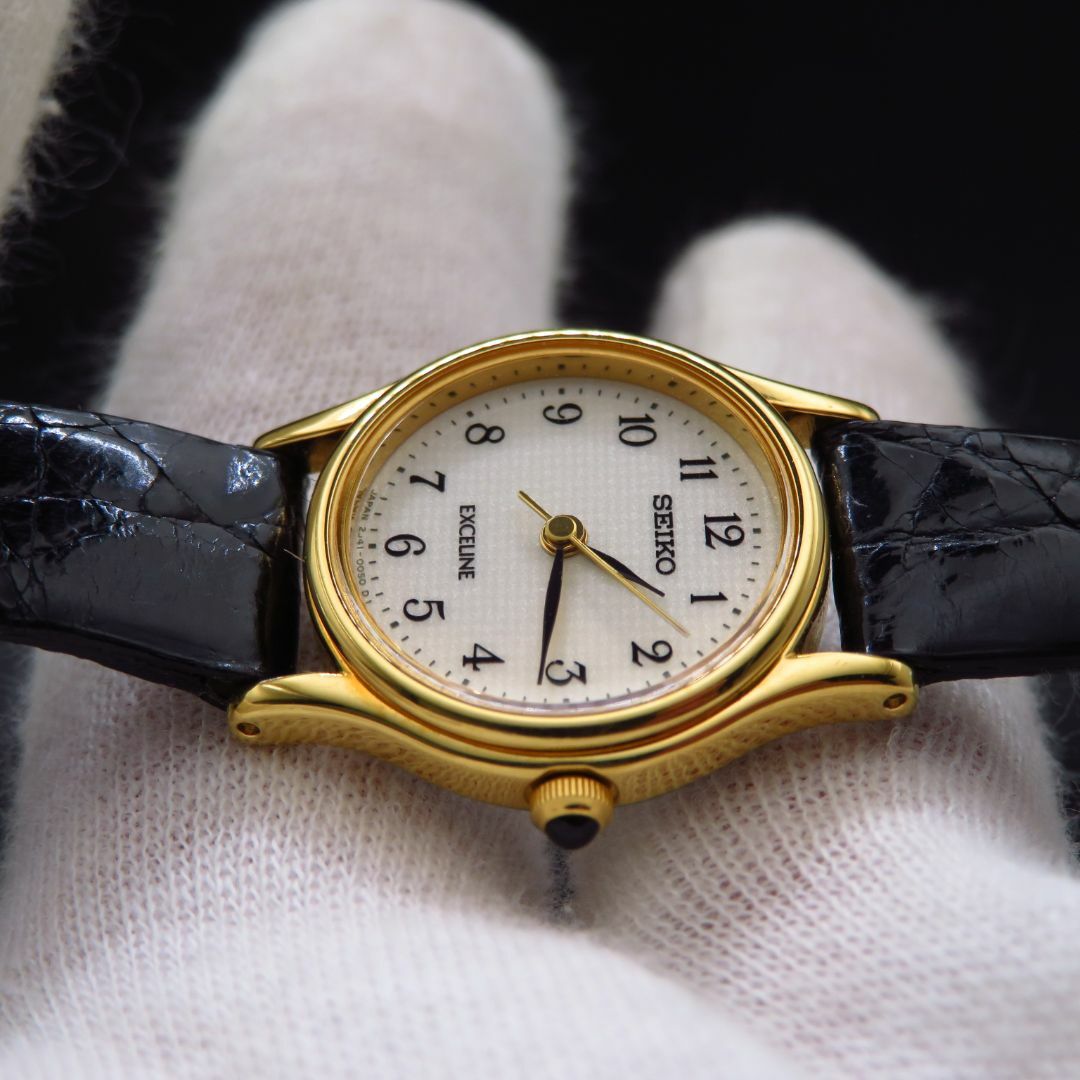 SEIKO(セイコー)のSEIKO Exceline 腕時計 ゴールド ラウンドフェイス  レディースのファッション小物(腕時計)の商品写真