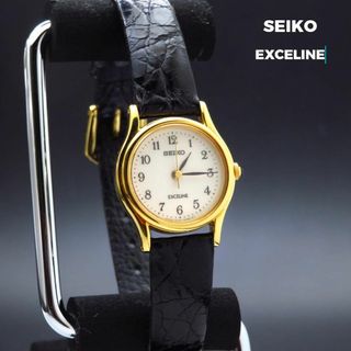 セイコー(SEIKO)のSEIKO Exceline 腕時計 ゴールド ラウンドフェイス (腕時計)