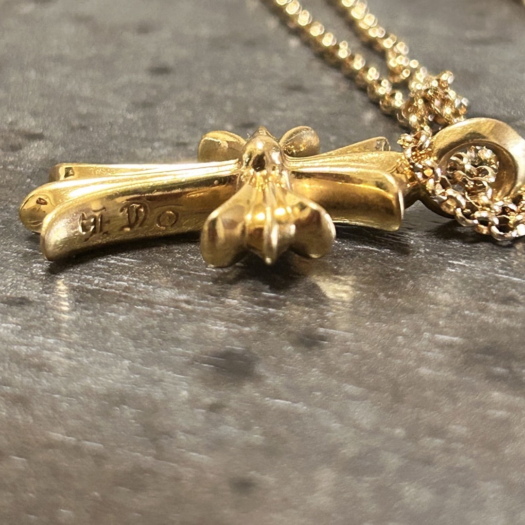 Chrome Hearts - クロムハーツ 22K タイニーファットクロス Chrome Hearts - クロムハーツ 22K タイニーファットクロス