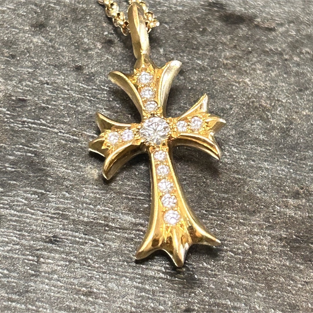 Chrome Hearts - クロムハーツ 22K タイニーファットクロス Chrome Hearts - クロムハーツ 22K タイニーファットクロス
