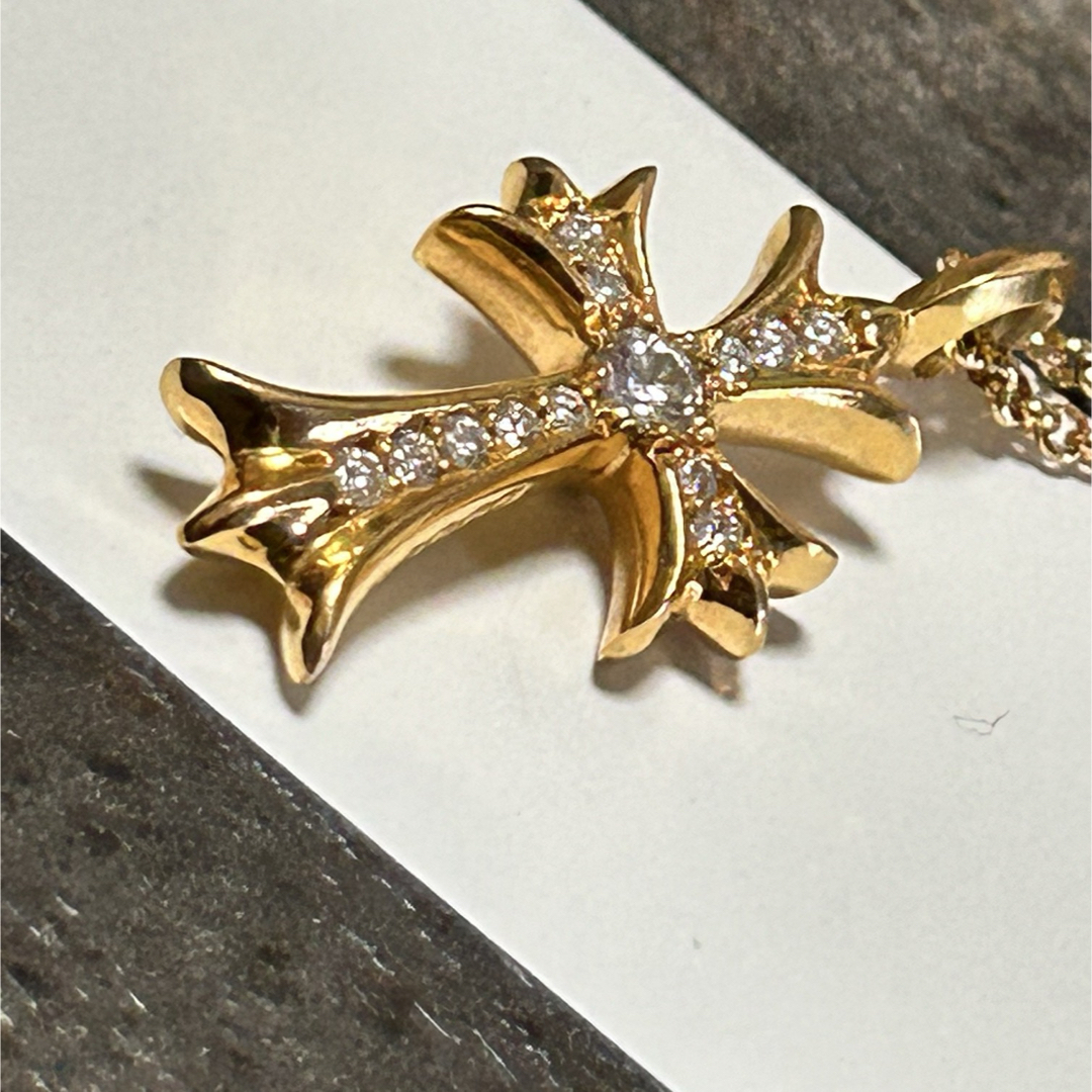 Chrome Hearts - クロムハーツ 22K タイニーファットクロス Chrome Hearts - クロムハーツ 22K タイニーファットクロス