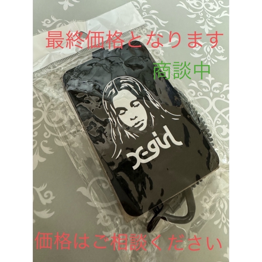 X-girl(エックスガール)のFACE RUBBER PASS CASE X-girlエックスガールパスケース レディースのファッション小物(パスケース/IDカードホルダー)の商品写真