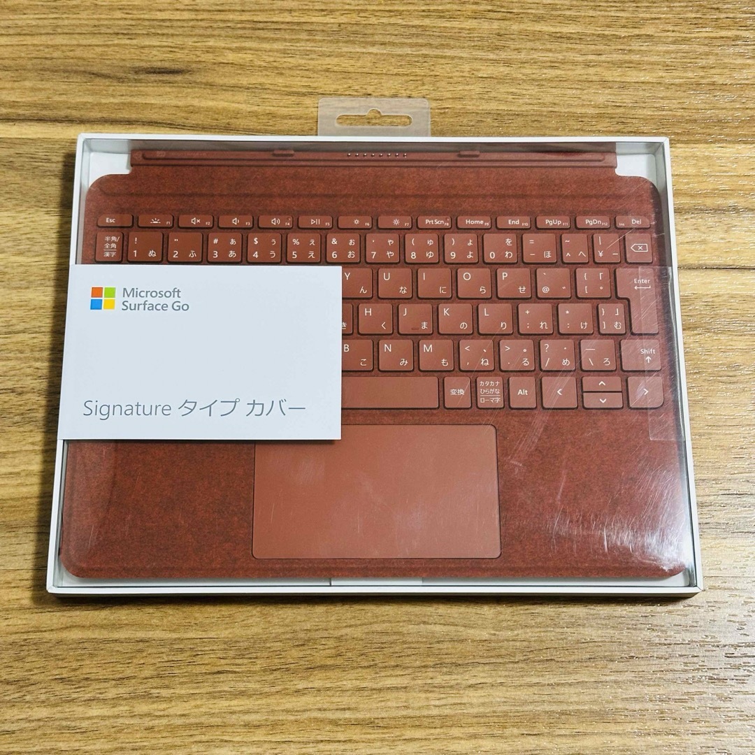 Microsoft(マイクロソフト)のSurface Go KCS-00102 ポピーレッド タイプカバー スマホ/家電/カメラのPC/タブレット(その他)の商品写真