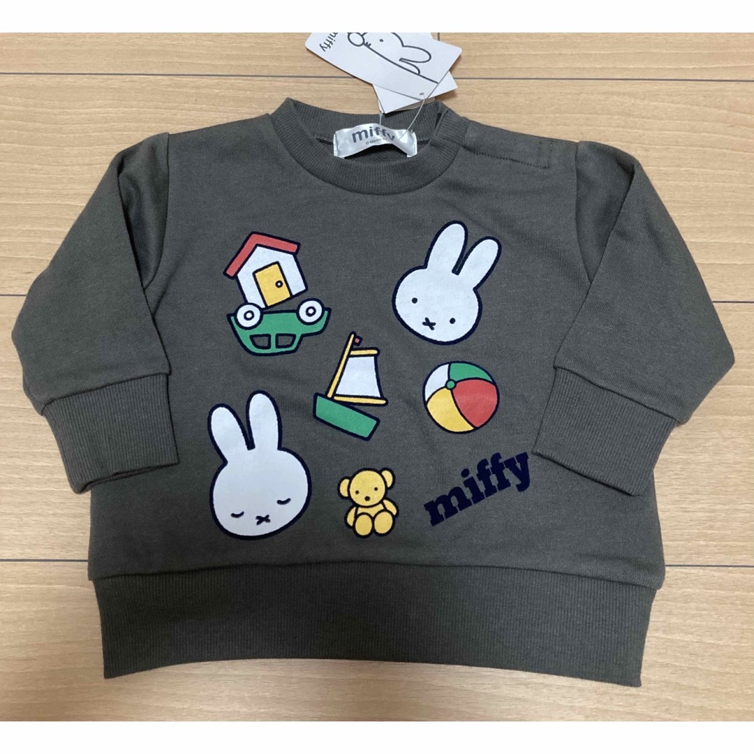 miffy(ミッフィー)のミッフィー トレーナー miffy バースデイ 80 キッズ/ベビー/マタニティのベビー服(~85cm)(トレーナー)の商品写真