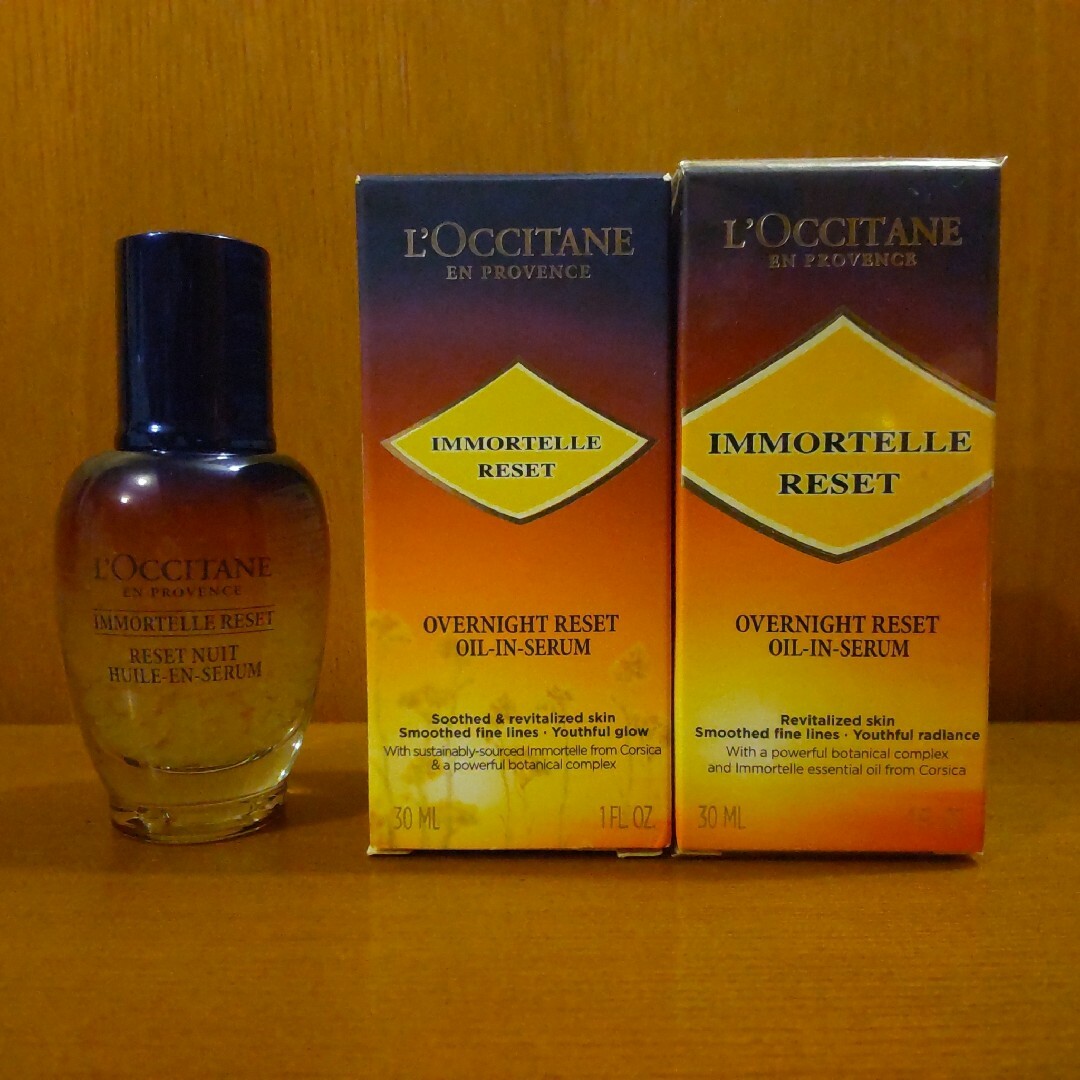 L'OCCITANE(ロクシタン)のロクシタン　オーバーナイトRセラム2個セット　コスメ　スキンケア　美容液 コスメ/美容のスキンケア/基礎化粧品(美容液)の商品写真