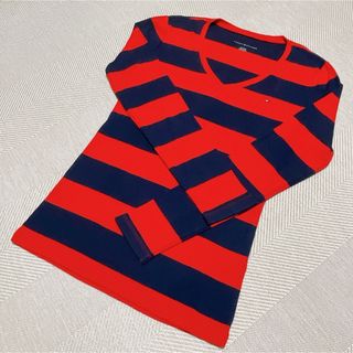 トミーヒルフィガー(TOMMY HILFIGER)のTommy Hilfiger トミーヒルフィガー 長袖Tシャツ ロンT Ｖネック(Tシャツ/カットソー(七分/長袖))