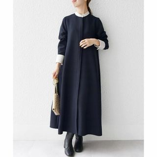 シップスフォーウィメン(SHIPS for women)の完売 SHIPS any: 洗濯機可能 ダブルクロス Aライン シャツワンピース(ロングワンピース/マキシワンピース)