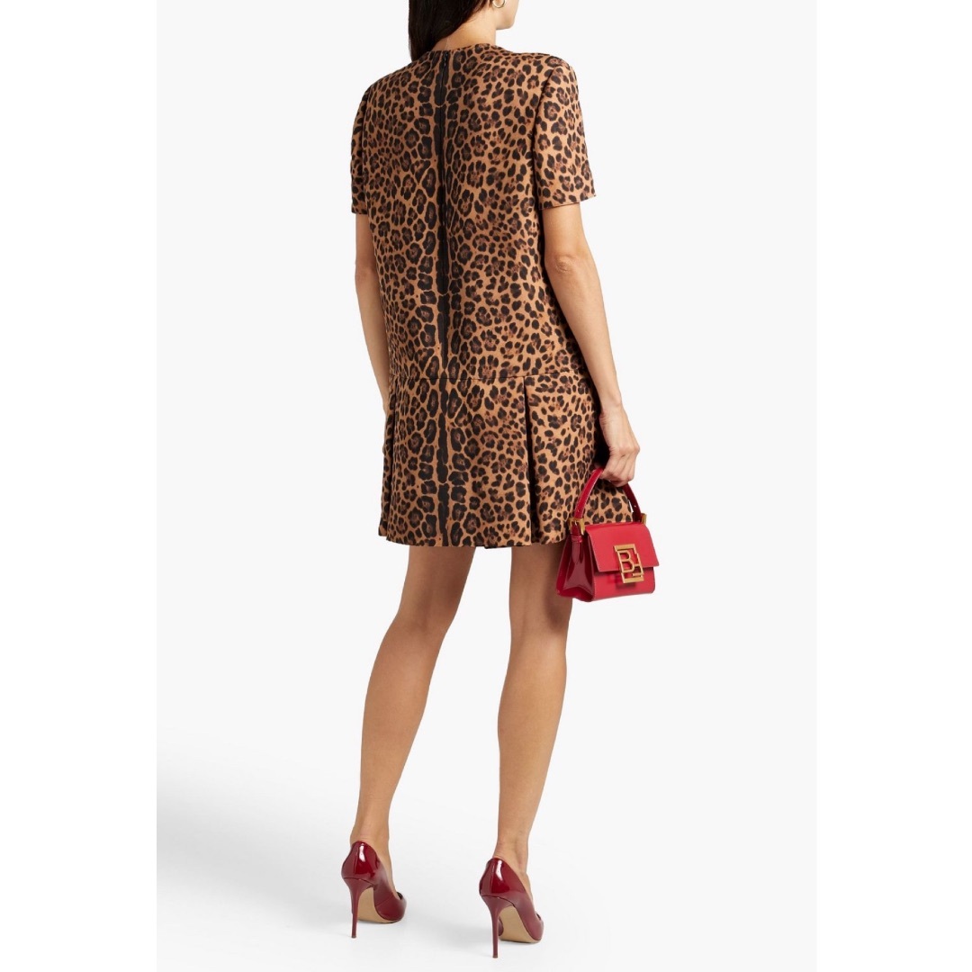 VALENTINO レオパード ワンピース 豹柄 ヒョウ柄 ミニワンピース VALENTINO レオパード ワンピース 豹柄 ヒョウ柄 ミニワンピース