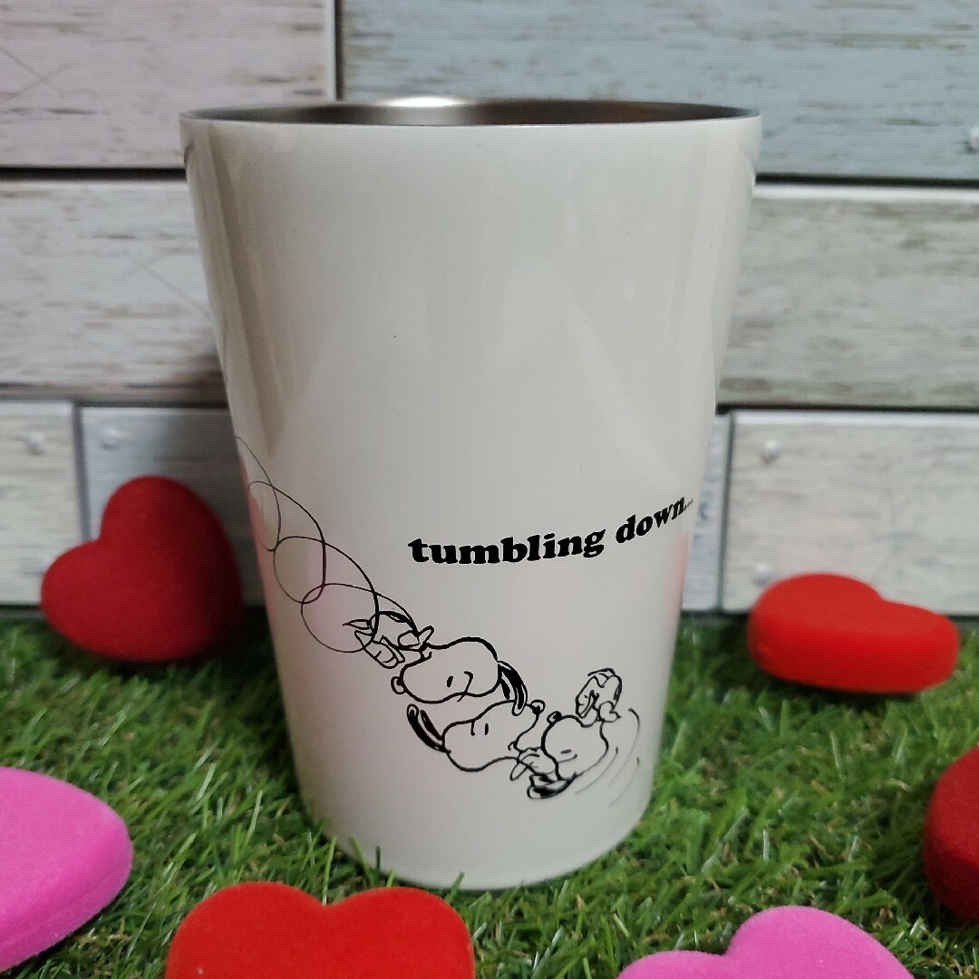 PEANUTS(ピーナッツ)の新品♡スヌーピー ステンレスタンブラー 448アイボリー インテリア/住まい/日用品のキッチン/食器(タンブラー)の商品写真