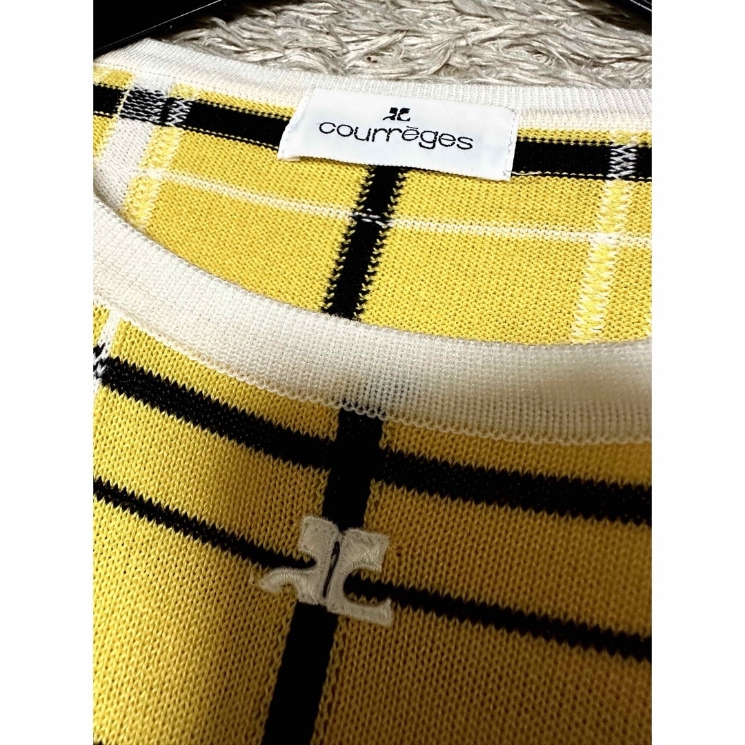 Courreges(クレージュ)のnayo様専用❤️クレージュcourreges ニット　トップスカットソーレトロ レディースのトップス(ニット/セーター)の商品写真