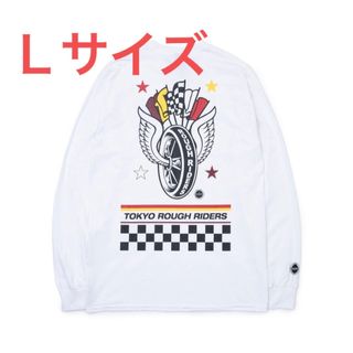 ラッツ(RATS)の【RATS】FLY WHEEL LS TEE ホワイト Ｌ(Tシャツ/カットソー(七分/長袖))