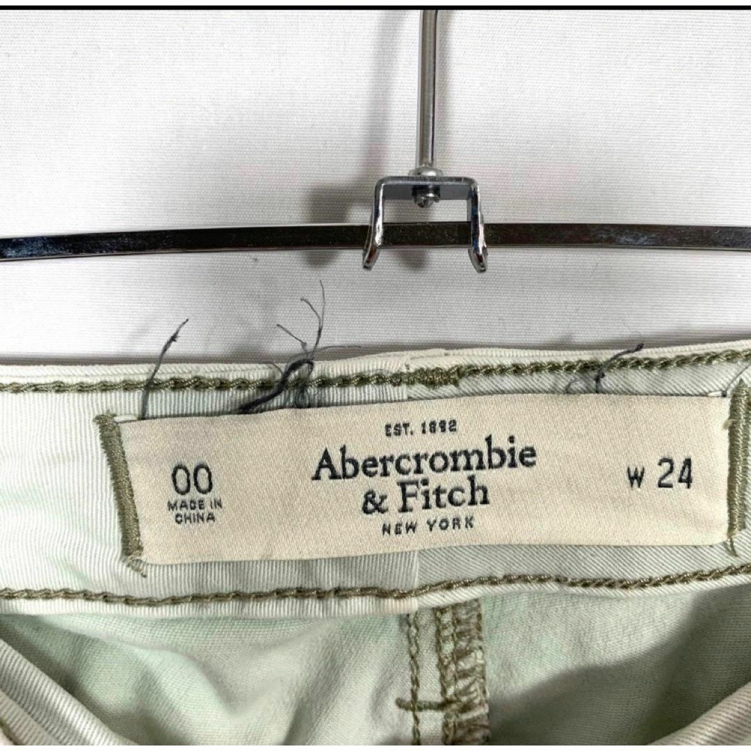 Abercrombie&Fitch(アバクロンビーアンドフィッチ)のAbercrombie & Fitch️ M相当 レディース パンツ ズボン 白 レディースのパンツ(カジュアルパンツ)の商品写真