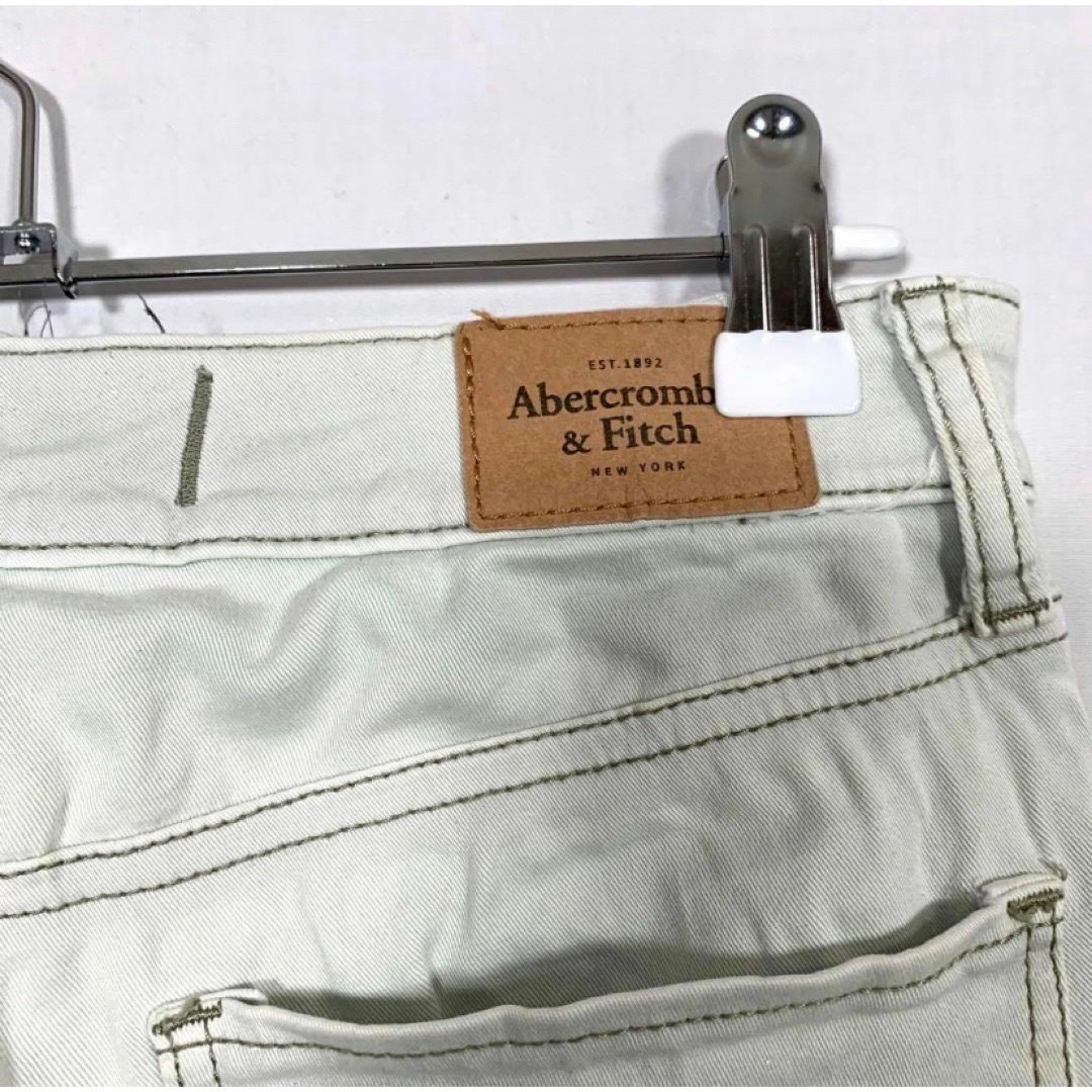 Abercrombie&Fitch(アバクロンビーアンドフィッチ)のAbercrombie & Fitch️ M相当 レディース パンツ ズボン 白 レディースのパンツ(カジュアルパンツ)の商品写真