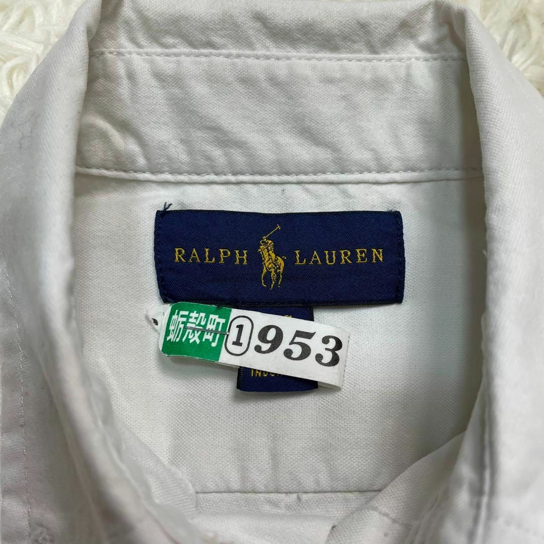 Ralph Lauren(ラルフローレン)のラルフローレン　長袖シャツ　白　ホワイト　ブラウス　フォーマル　110 キッズ/ベビー/マタニティのキッズ服男の子用(90cm~)(Tシャツ/カットソー)の商品写真