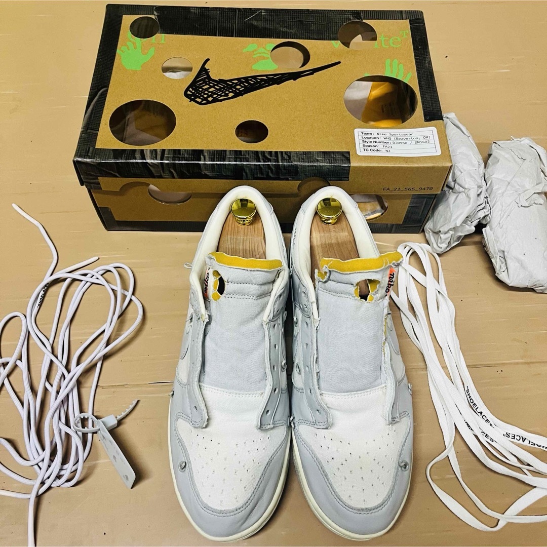 NIKE オフホワイト × ナイキ ダンク ロー 1 OF 50 "49" メンズの靴/シューズ(スニーカー)の商品写真
