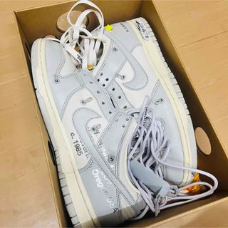 NIKE オフホワイト × ナイキ ダンク ロー 1 OF 50 "49"(スニーカー)