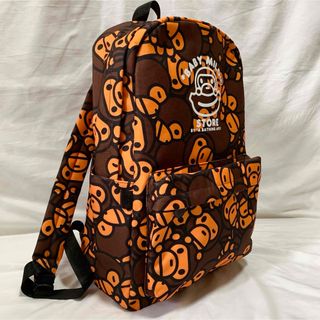 A BATHING APE - BAPE◇A BATHING APE◇黒サル◇猿顔◇バッグパック