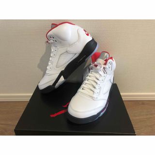 ナイキ(NIKE)のNIKE AIR JORDAN 5 RETRO "FIRE RED"(スニーカー)