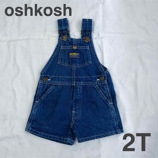 オシュコシュ(OshKosh)の【美品】vintage oshkosh USA製 ショートオーバーオール 2T(パンツ/スパッツ)