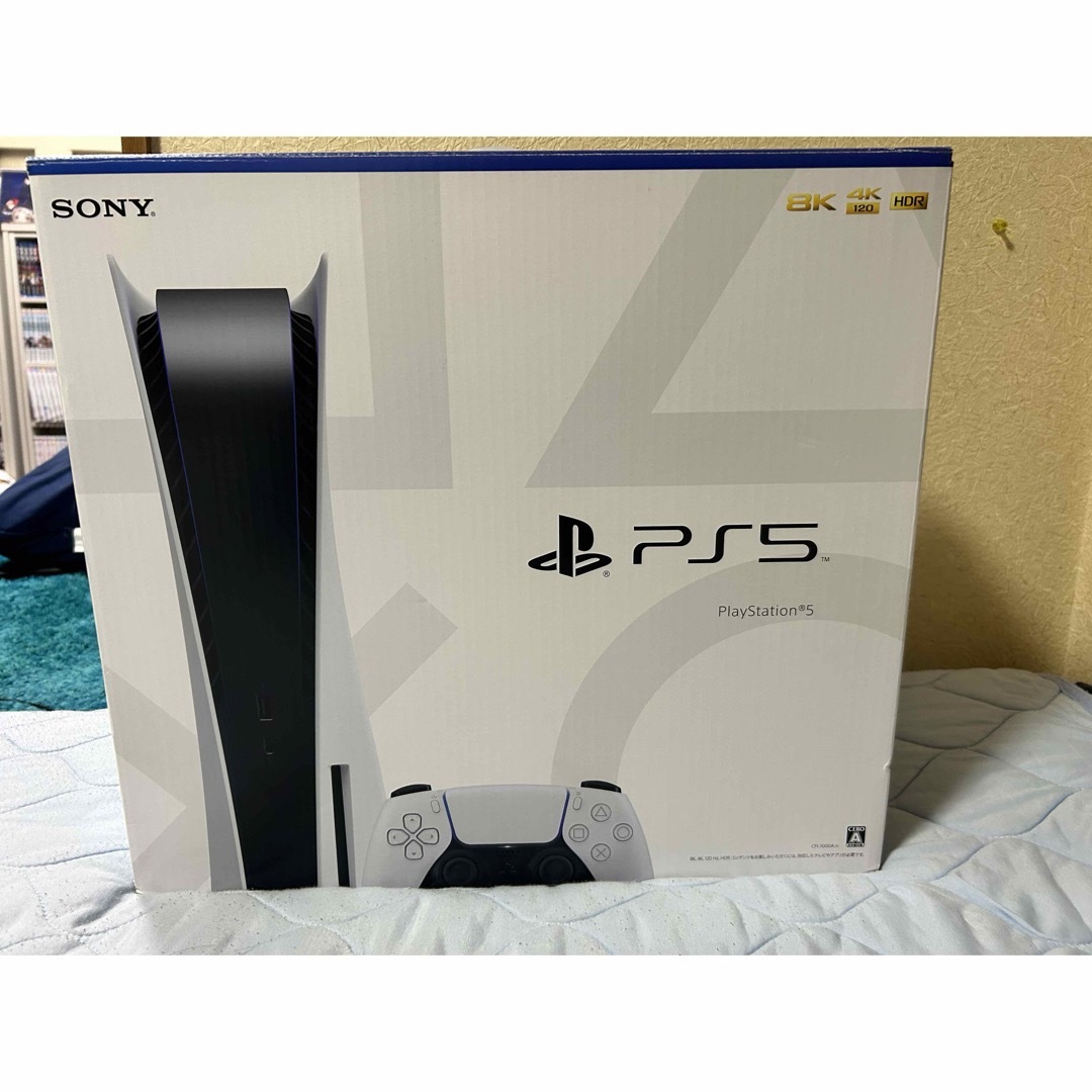 PlayStation(プレイステーション)のSONY PS5本体 CFI-1000A01 ディスクドライブ エンタメ/ホビーのゲームソフト/ゲーム機本体(家庭用ゲーム機本体)の商品写真