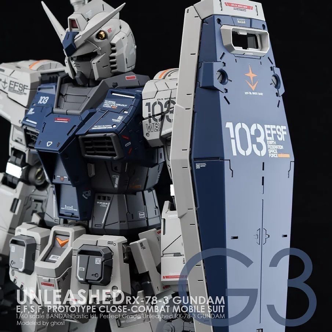 PG UNLEASHED 1/60 RX-78-3 G3ガンダム用水転写式デカーの通販 PG UNLEASHED 1/60 RX-78-3 G3ガンダム用水転写式デカーの通販