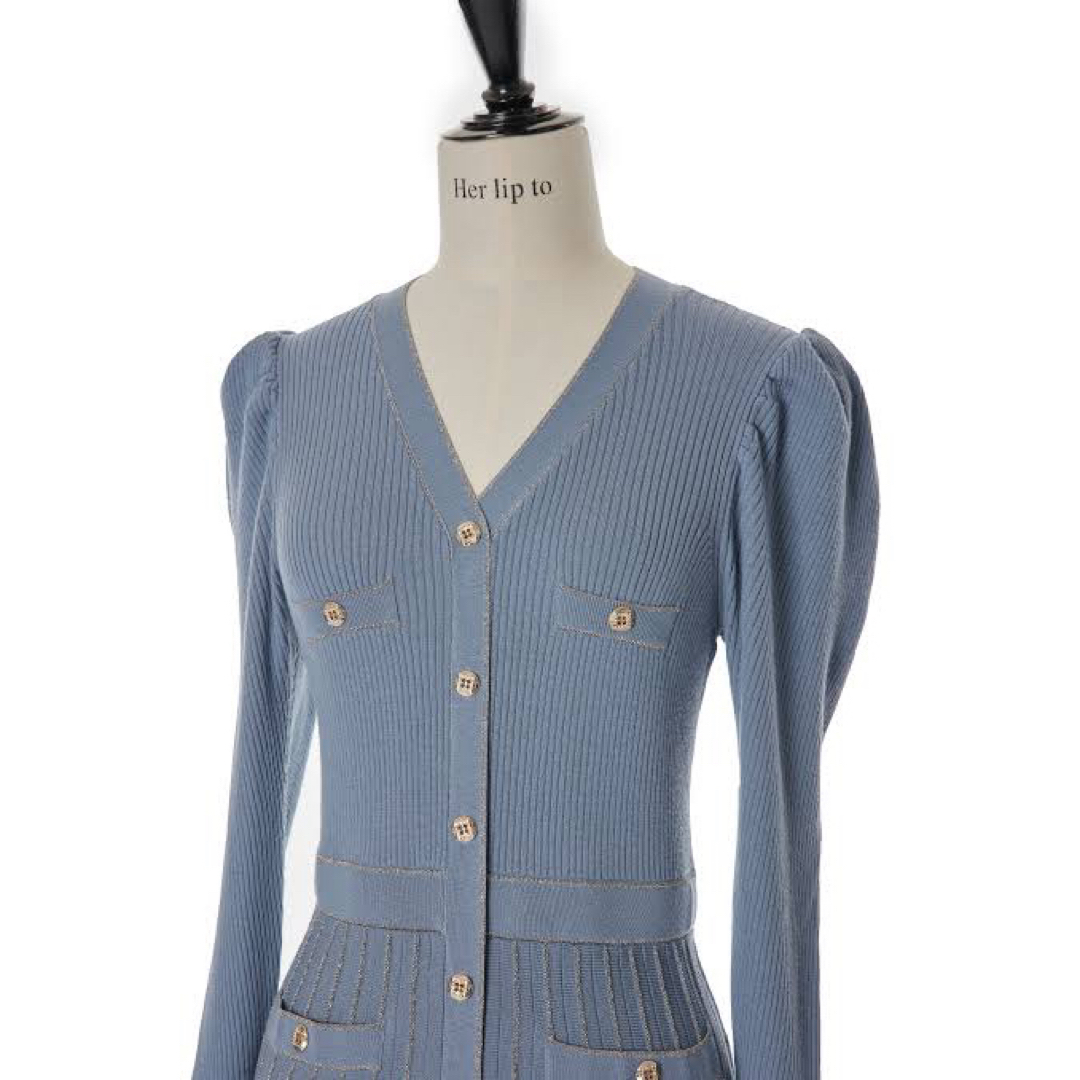 Her lip to - suite room knit long dressの通販 by ☆彡 Her lip to - suite room knit long dressの通販 by ☆彡