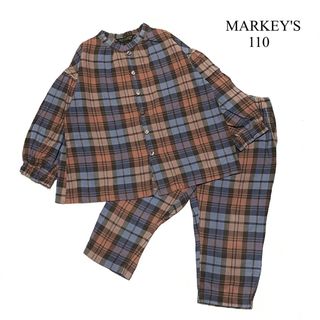 マーキーズ(MARKEY'S)の《MARKEY'S》チェック柄／セットアップ／110(その他)