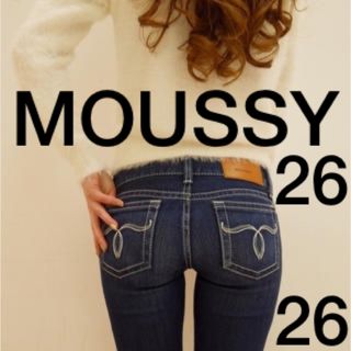 マウジー(moussy)の【超希少】 MOUSSY  NYLONfit straight slim 26(デニム/ジーンズ)