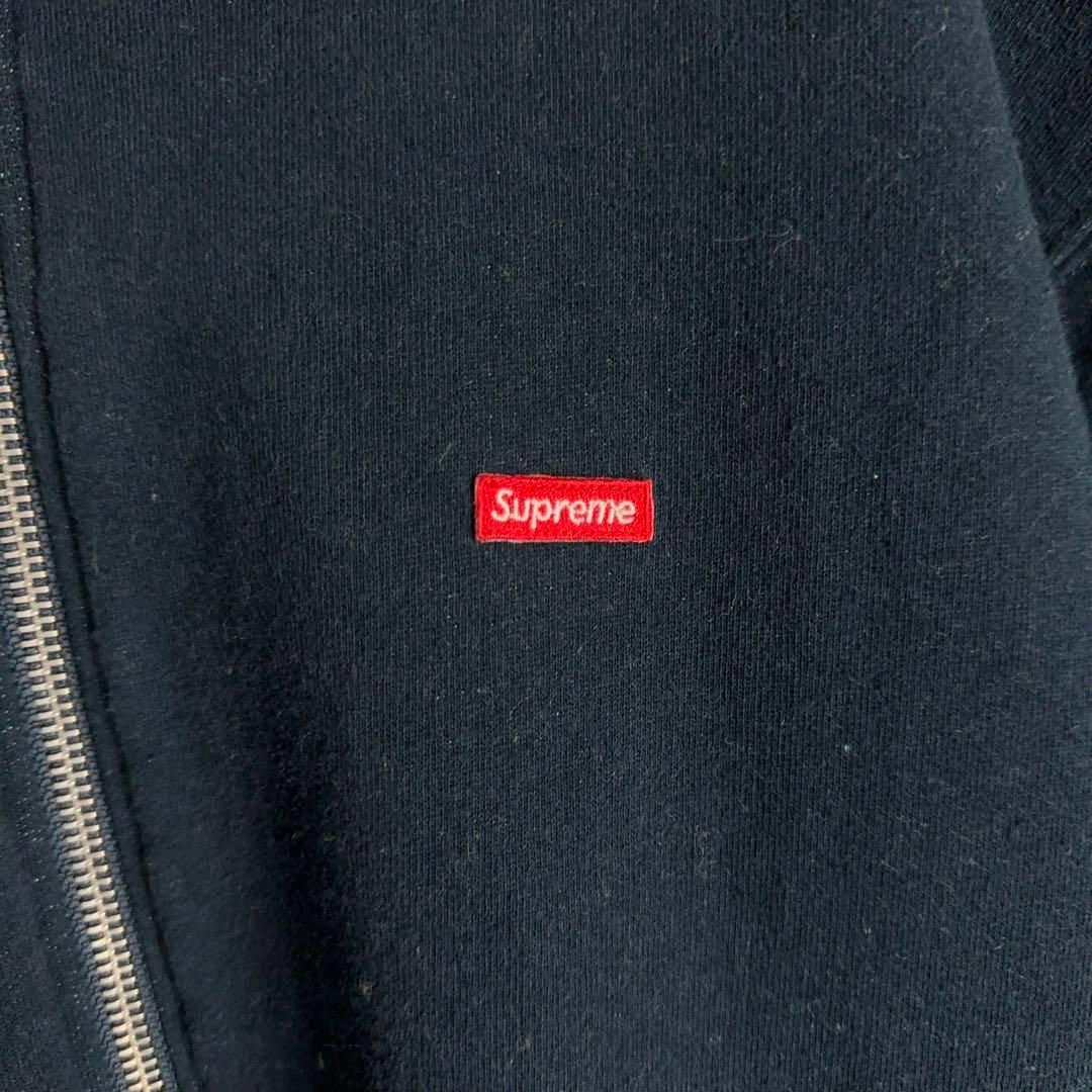 Supreme(シュプリーム)の8649【定番カラー】シュプリーム☆ワンポイントBOXロゴ ジップパーカー　美品 メンズのトップス(パーカー)の商品写真