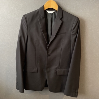 エイチアンドエム(H&M)のH&M スーツセットアップ 上下セット 164 ブラック 黒 ネクタイ(ドレス/フォーマル)