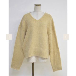 Reurie'  fluffy color knit (ニット/セーター)