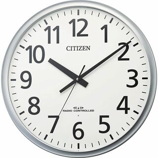 リズム(RHYTHM) 掛け時計 シルバー Φ50x5.3cm Citizen (置時計)
